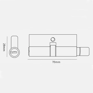 Khóa ALMA1 Xi Lanh Khóa Nội Thất Chất Lượng Cao Tiêu Chuẩn