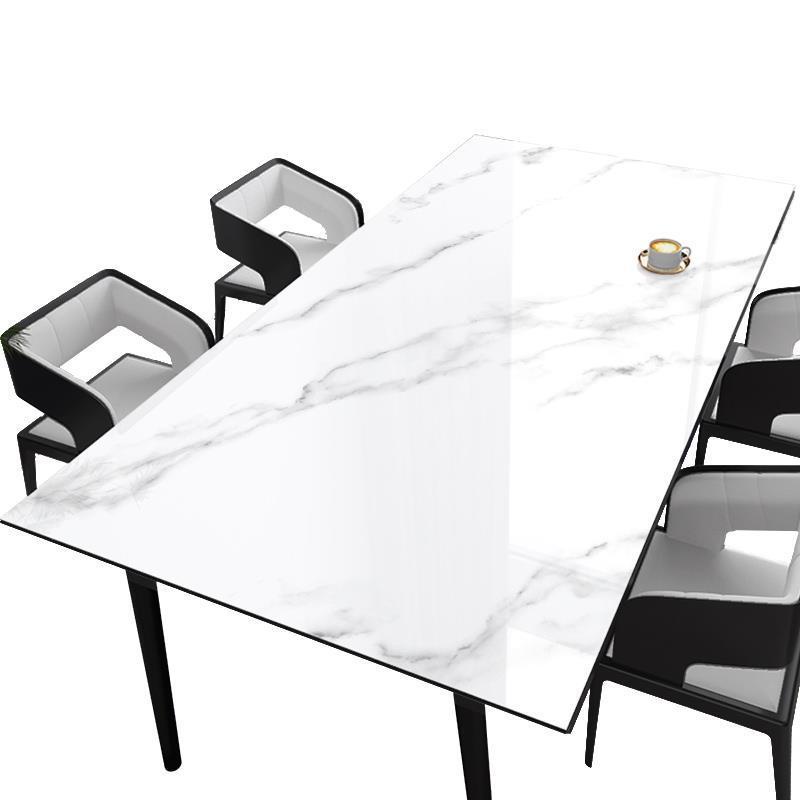 thạch bàn ăn thảm kính mềm pvc chống thấm nước chống dầu rửa chống bỏng khăn trải bàn bàn trà thảm hộ gia đình