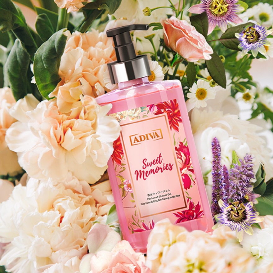 Ảnh Combo 2 Sữa Tắm Dưỡng Ẩm Hương Nước Hoa ADIVA Sweet Memories 400ml 3