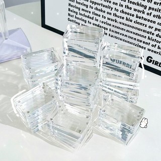 Khung Ảnh Để Bàn 3D Acrylic Trong Suốt Gía Đỡ Mini Hình Chữ Nhật Timo VPBL14