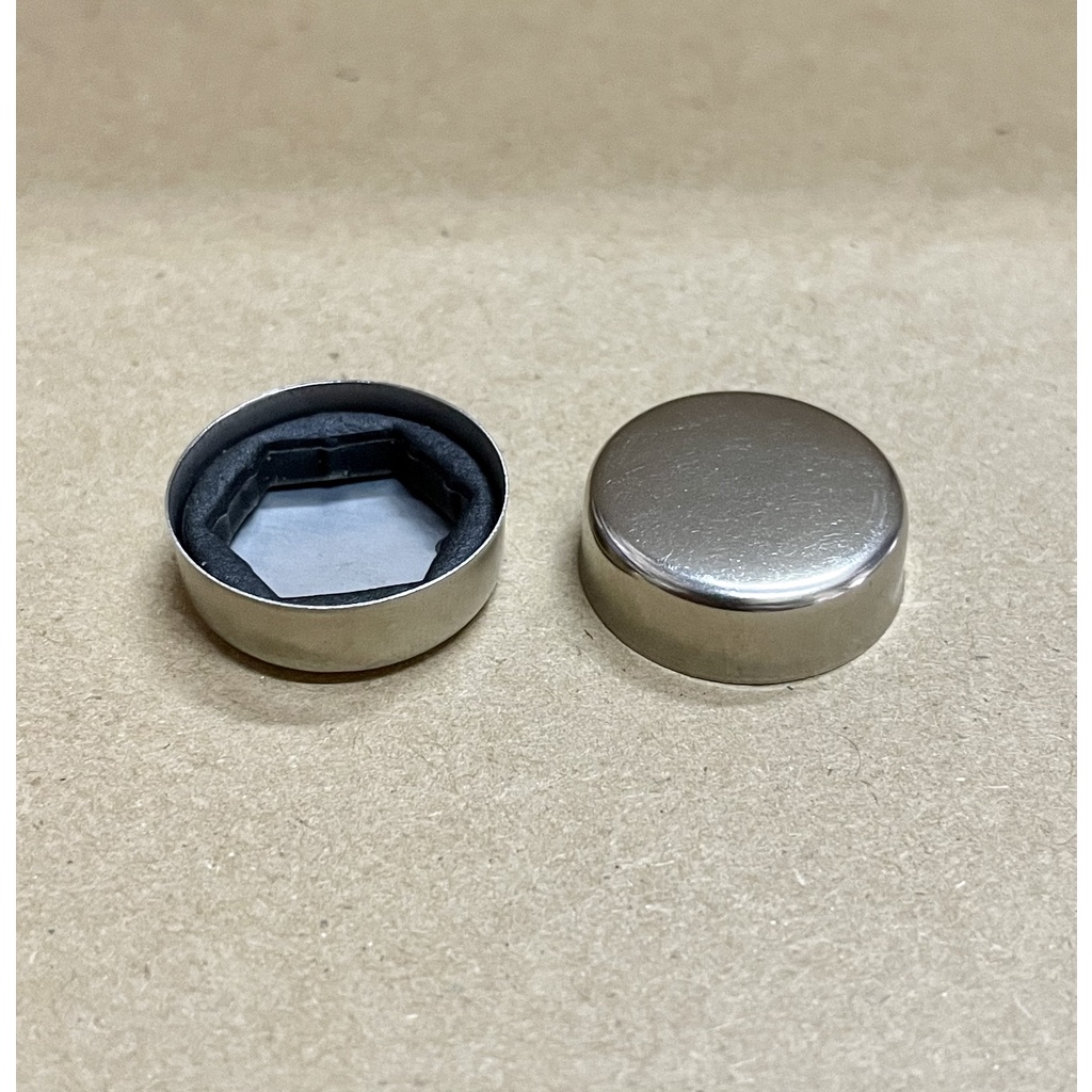 Nắp chụp inox 304 chân cho đầu vít trụ cầu thang kính, trụ lan can kính ...