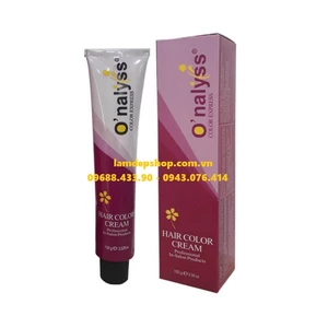 Bộ 5-10 Tuýp kem nhuôm tóc - Onalyss - Bóng mượt và lâu phai màu - Màu tự nhiên /0 (100ml) (Cần mua thêm trợ nhuộm)