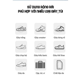Kem vệ sinh giày dép, đồ da túi xách - không cần nước, mùi thơm dịu (Hàng chuẩn Sheng Yan)