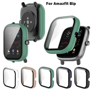 Vỏ bảo vệ toàn màn hình cho Huami Amazfit Bip Watch Protector PC + Vỏ kính cường lực