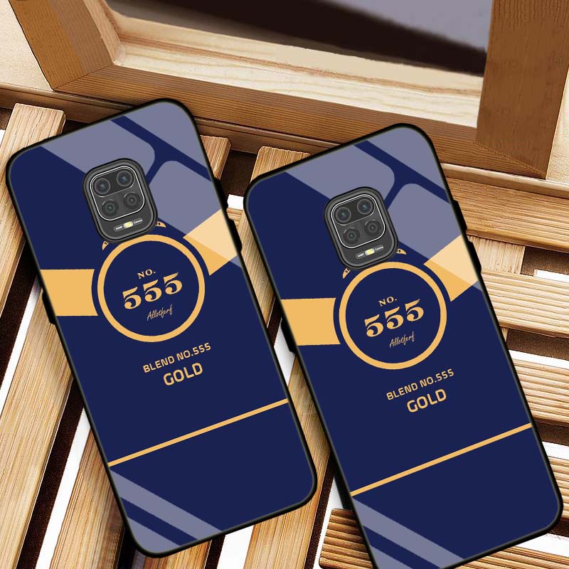ỐP XIAOMI REDMI NOTE 9, NOTE 9S, NOTE 9 PRO HÌNH 555 LƯNG KÍNH CƯỜNG LỰC CAO CẤP