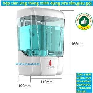 Hộp đựng GIÀU GỘI SỮA TẮM GIÀU RỬA cảm biến hồng ngoại an toàn và tiện dụng