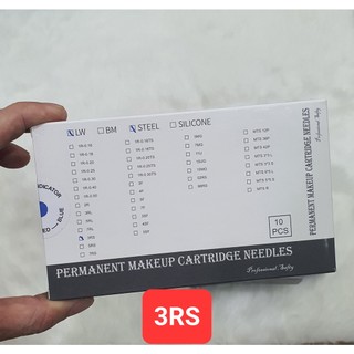 -1 hộp kim TRẮNG (10 cái) size 0.25, 0.30 Kim máy Blackpeal Black pearl 3 đóng vỉ đóng hộp xịn xò