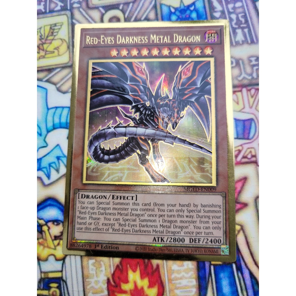 Thẻ bài Yugioh TCG RedEyes Darkness Metal Dragon (alternate art