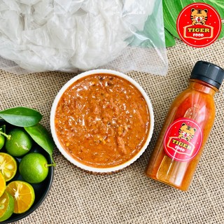 Bánh tráng phơi sương rìa + Muối sốt siêu cay TIGER FOOD Siêu phẩm bánh tráng chấm muối tắc Ngon TÊ TÁI phải thử ngay