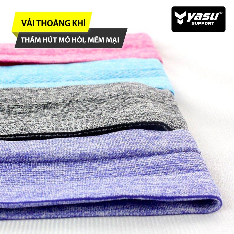 Ảnh Băng đô thể thao thấm hút mồ hôi nam nữ, vải dệt kim không xù lông Yasu 2103 4