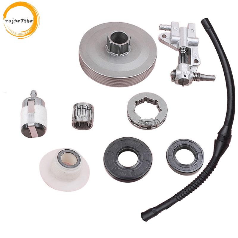 Ly Hợp Bánh Xích Vành Trống Bơm Dầu Giun Bánh Răng Cho Trung Quốc 4500 5200 5800 45Cc 5 Con Dấu Dầu Lọc Nhiên Liệu Dây Cưa Xích Một Phần
