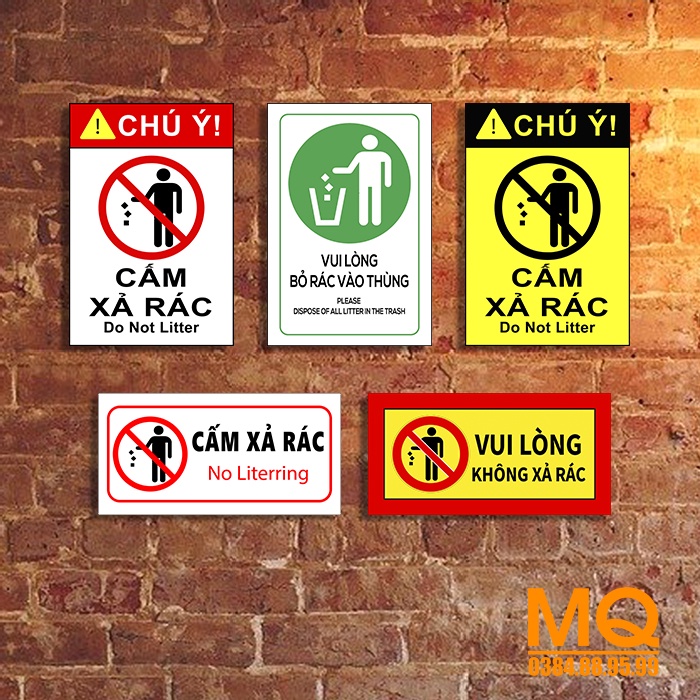 Các Mẫu Biển Báo - Biển Cảnh Báo 