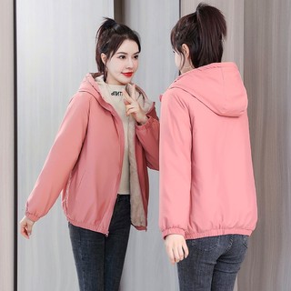 Áo Khoác Đệm Cotton Dày Dặn Ấm Áp Chống Thấm Nước Thời Trang Mùa Đông Cho Nữ