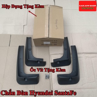 Chắn Bùn Hyundai Santafe 2013 -2018 Chất liệu Nhựa Dẻo Tặng kèm Ốc Vít ,Bộ 4 Chiếc Hàng Cao Cấp