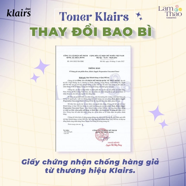 Nước Hoa Hồng Klairs Không Mùi, Dưỡng Ẩm Dear Klairs Supple Preparation Unscented – 3