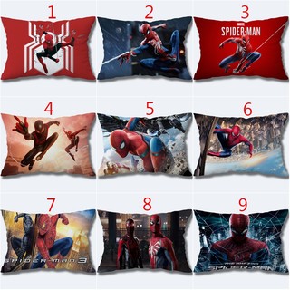 Vỏ Gối Polyester Người Nhện Siêu Anh Hùng Người Nhện In Một Mặt Polyeste Đệm Ô Tô Trang Trí Nhà Cửa (Không Có Lõi Gối)