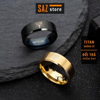 Men's Titanium Steel Ring by SAZ STORE