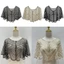 JVSUB Mũi Ngắn Thời Trang Thanh Lịch Vintage Đính Hạt Trang Trí