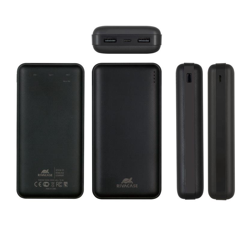 Pin Sạc Dự Phòng Rivacase VA2120 (20000mAh) - Sạc Nhanh 2 Cổng USB | BigBuy360 - bigbuy360.vn