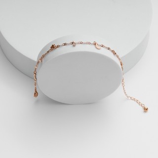 Lắc chân nữ LAMY Moon & Star Anklet Rose Gold 9004