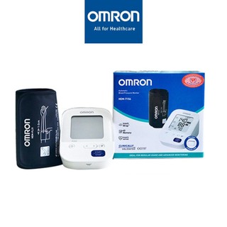 Máy đo huyết áp bắp tay tự động OMRON HEM-7156T ( NEW) vòng bít xoay 360  bảo hành 5 năm chính hãng