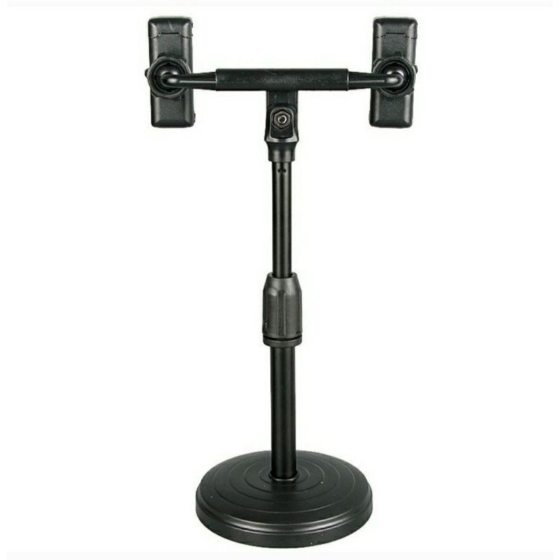 Giá Đỡ Điện Thoại 2 Kẹp Cao Cấp -  Tiện Lợi - Điều Chỉnh Độ Cao - Chính hãng HD Design