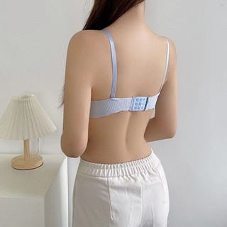 Áo ngực nữ không gọng mút bàn tay dày nâng ngực chất su mịn màn thoáng mát King Shop A-923