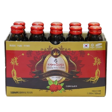 Nước Uống Quả Nhân Sâm Gingseng Berry S Drink Hàn Quốc Haesong Vina Hộp 10 Chai