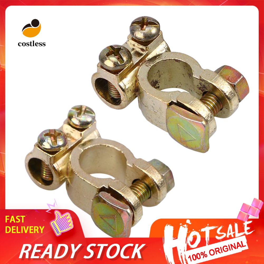 Set 2 Đầu Kẹp Kết Nối Bình Ắc Quy Cho Xe Ô Tô