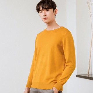 Áo len nam cổ tròn dài tay ABABA, len visco mềm mịn, giữ ấm tốt, dễ chịu cho da - ABABA-TRONVC