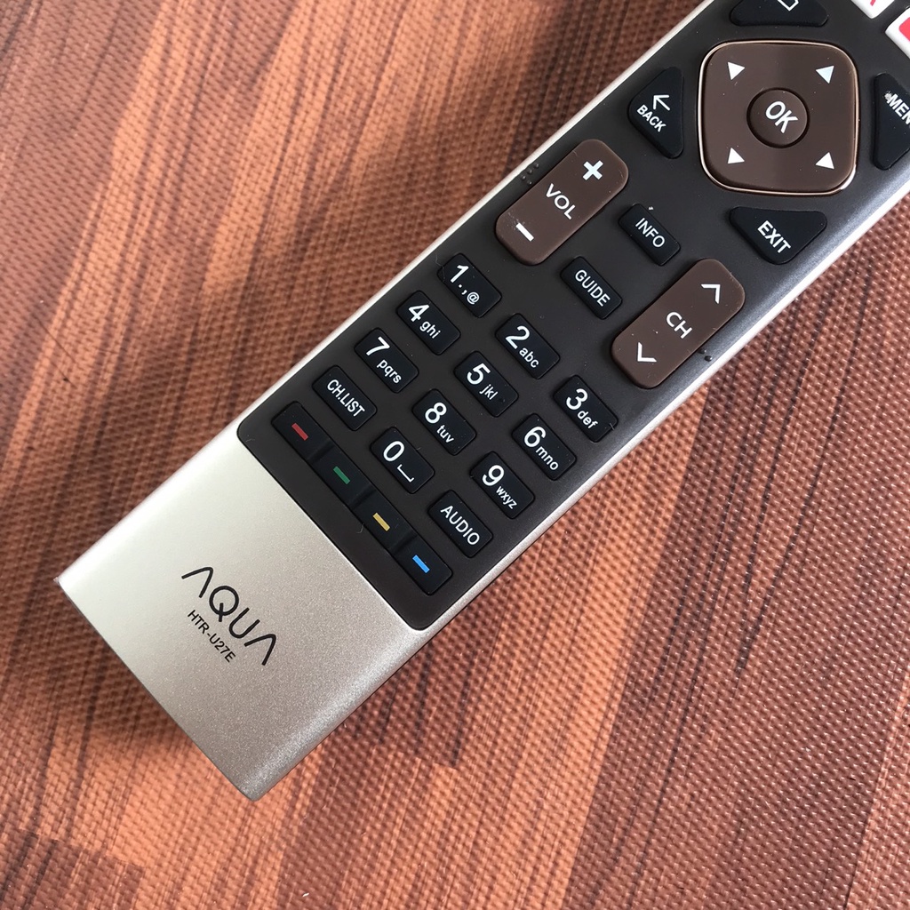 Điều khiển tivi aqua có giọng nói hàng chính hãng, Remote TV AQUA hàng chính hãng mới 100%