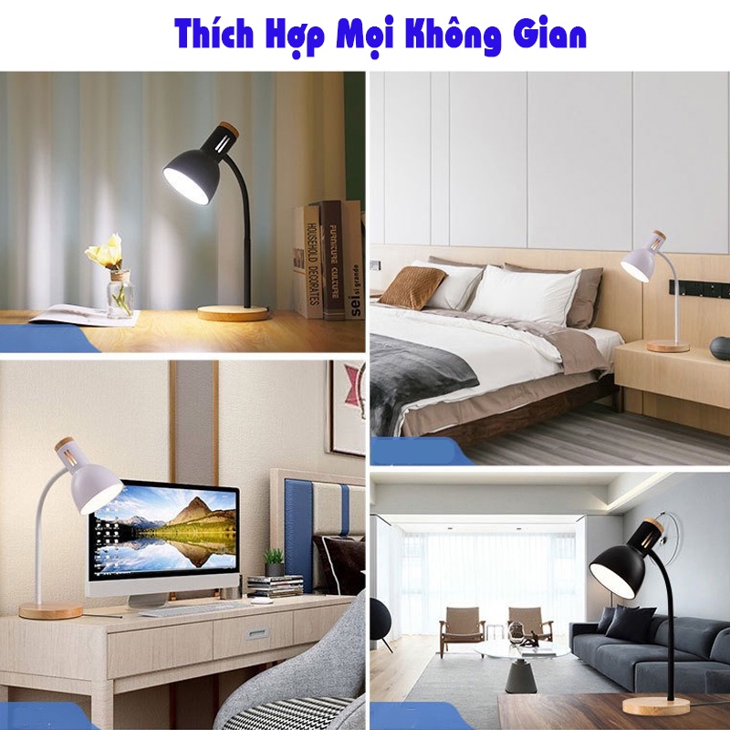 Ảnh Đèn học chống cận, Sipanic dùng bóng LED Buld Rạng Đông bảo vệ mắt cho bé học tập, đọc sách 2