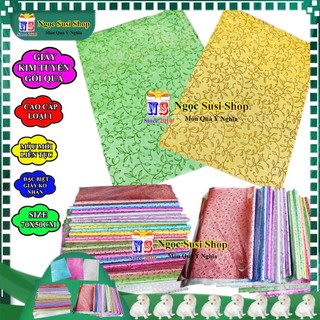 (COMBO 5-10) GIẤY GÓI QUÀ KIM TUYẾN CAO CẤP CHIẾU LẤP LÁNH SIZE 70X50CM - GIẤY KIM TUYẾN GÓI QUÀ SANG TRỌNG