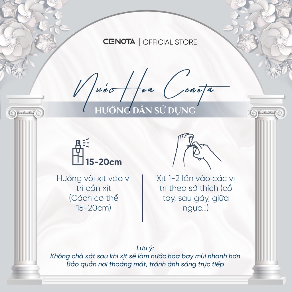 Ảnh Nước Hoa Nữ Cenota SO NICE Tinh Khiết, Ngọt Ngào, Nóng Bỏng 60ml 4