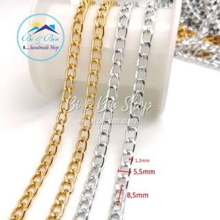 1 Mét Dây Xích Vặn Thừng Loại Trung Làm Phụ Kiện Thời Trang