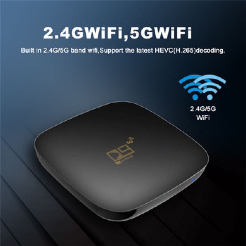 Đầu TV Box D9 4K 5G Android 10.0 8G RAM + 128G ROM HD ChấT LượNg Cao ...