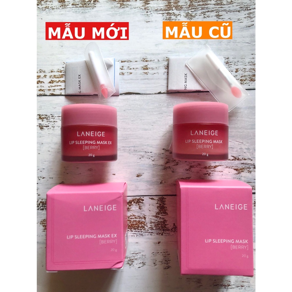 [ Mẫu Mới ] Mặt nạ ngủ cho môi Laneige Lip Sleeping Mask Berry 20g EX