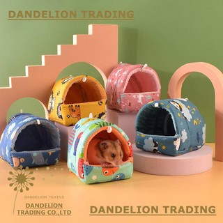 Tổ bông mùa đông cho thú cưng nhỏ, tổ ấm cho hamster/chuột lang/sóc vàng/nhím, tổ ngủ cho chim đường