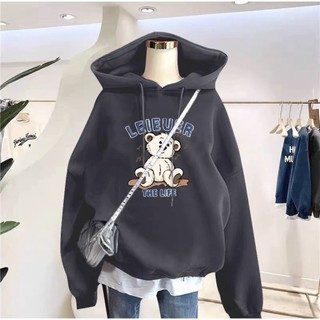 Áo hoodie nam nữ form rộng unisex KONOVA chất liệu nỉ bông dày dặn ấm áp không xù mũ 2 lớp