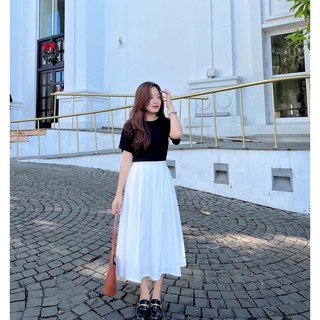 Chân váy xếp li to dáng xoè thiết kế Ma Vie