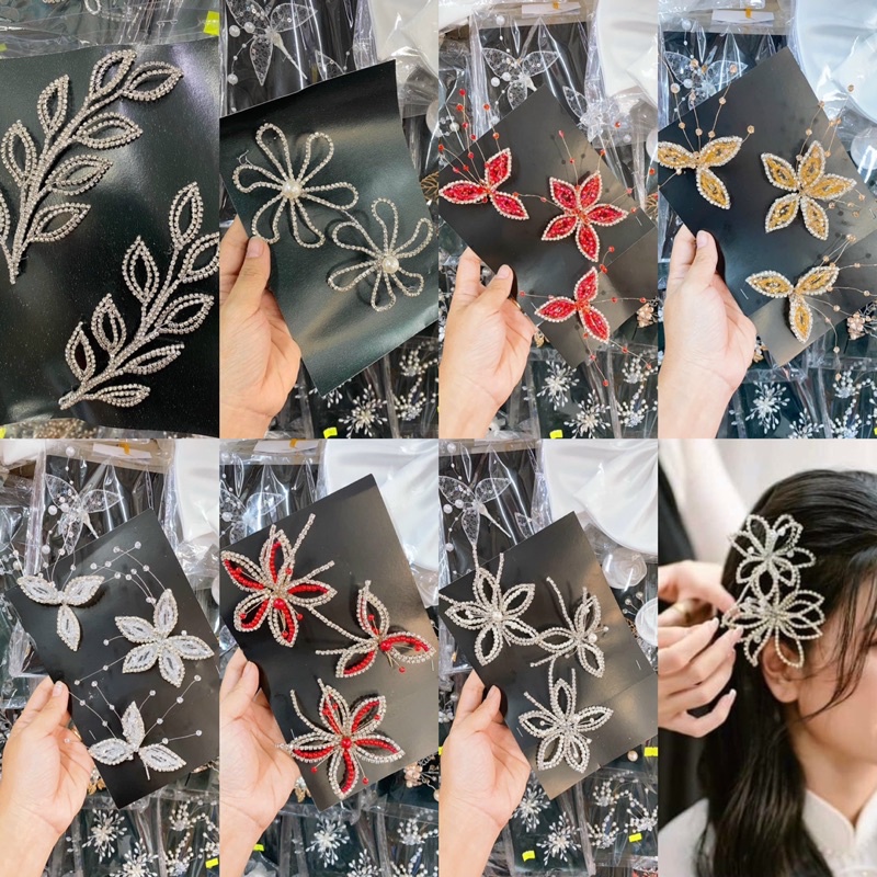 set cài tóc cô dâu (bán cả bộ)