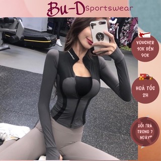 Áo khoác thể thao tôn dáng chữ S(2 màu)