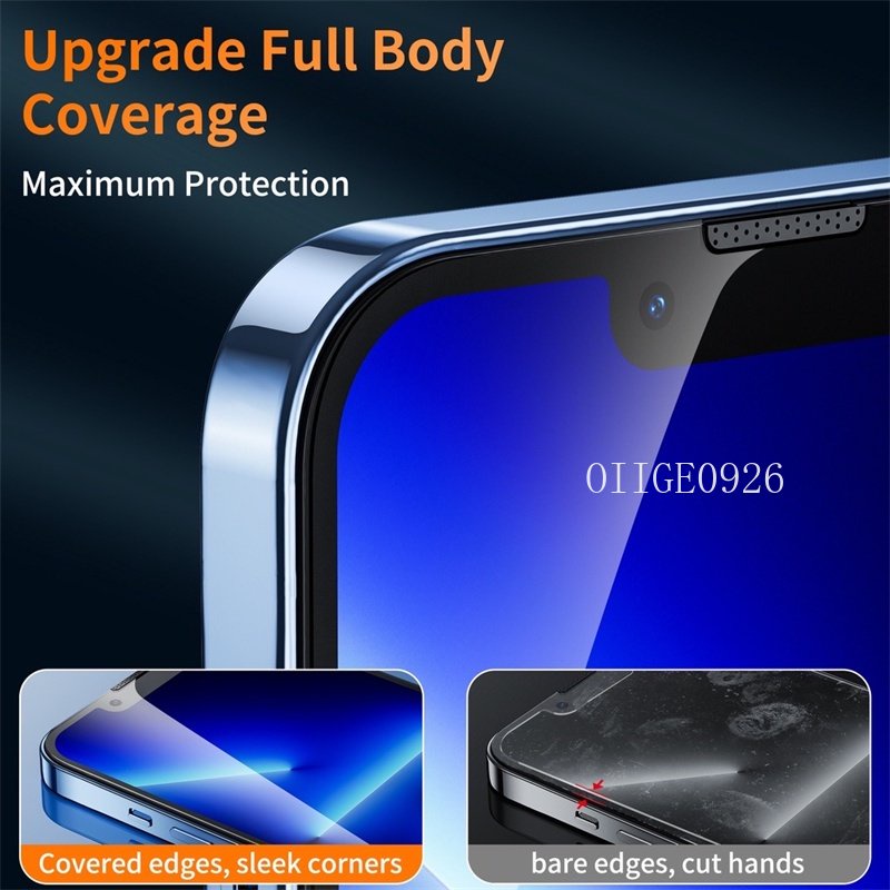 Set 2 Kính Cường Lực HD Bảo Vệ Màn Hình Điện Thoại iphone 14 13 12 11 Pro Max XS XR