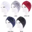JUIC Ấn Độ Bên Trong Hijabs Sequin Hoa Mũ Bonnet Mũ Ngủ