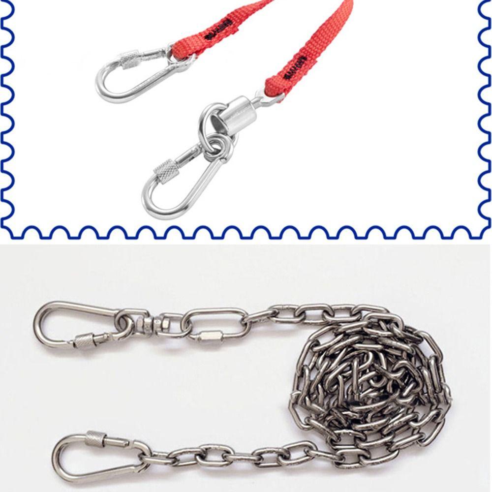 CARABINER Móc An Toàn Khóa Lò Xo Liên Kết Nhanh Thép Không Gỉ 304 M4~M12 Thiết Bị Leo Núi Ngoài Trời