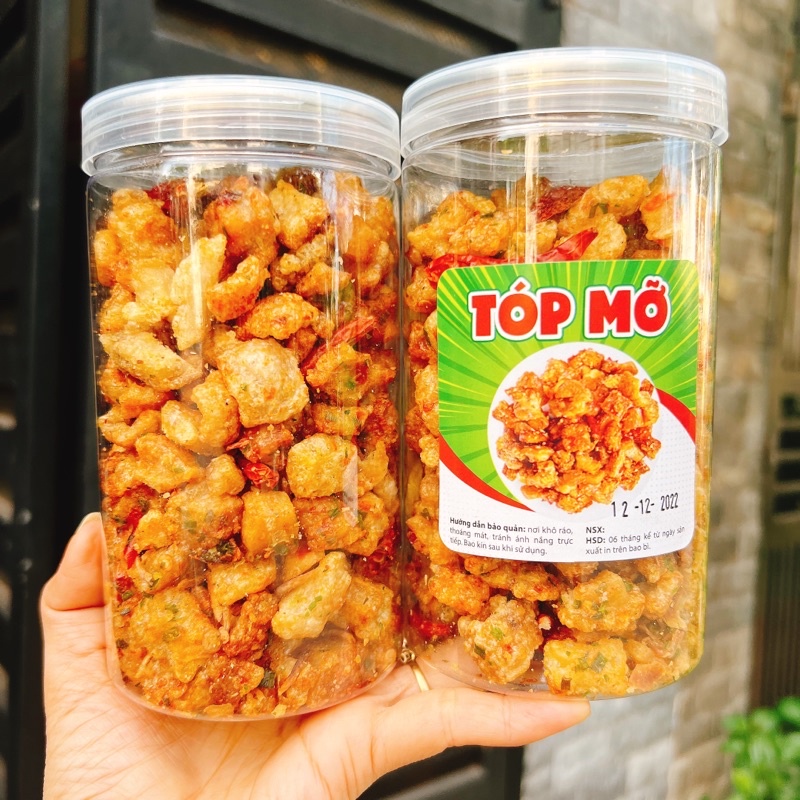 TÓP MỠ CHÁY TỎI HÀNH hàng Ngon Loại 1 ít mỡ hộp 230gr