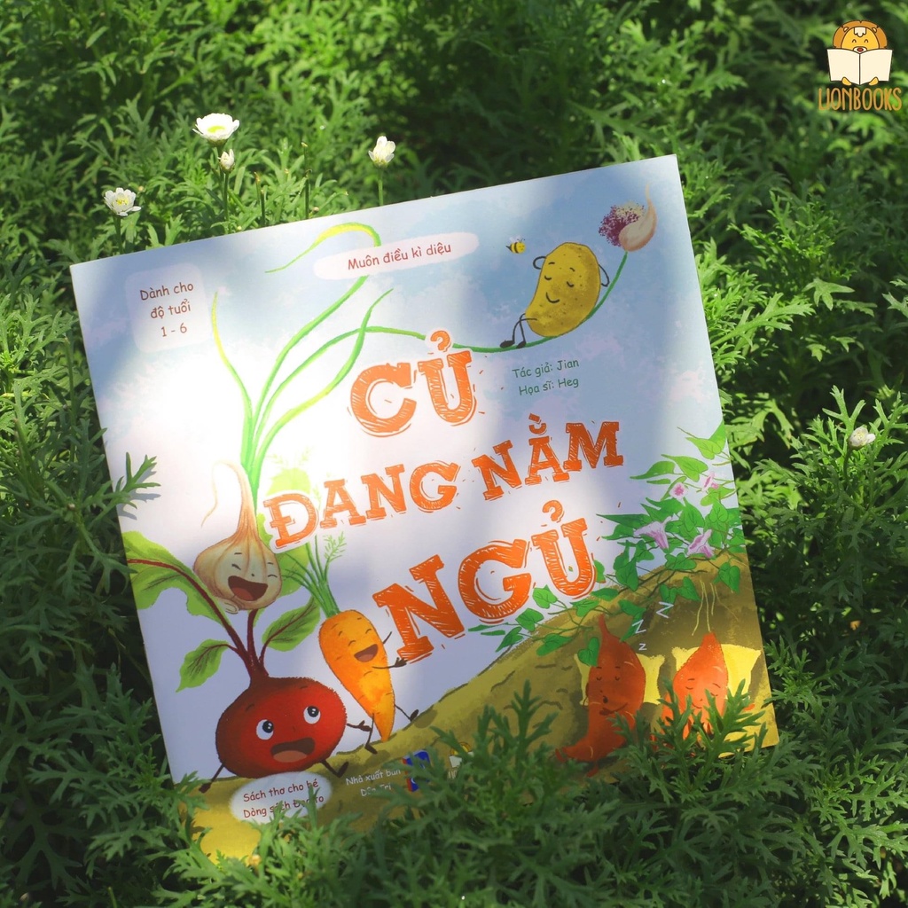Ảnh Sách Ehon Củ Quả Cho Bé 0-3 Tuổi - Set Muôn Điều Kì Diệu 2 cuốn Củ Đang Nằm Ngủ và Lúc Lỉu Trên Cành 3