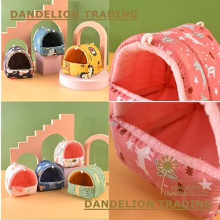 Tổ bông mùa đông cho thú cưng nhỏ, tổ ấm cho hamster/chuột lang/sóc vàng/nhím, tổ ngủ cho chim đường