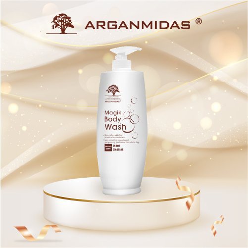 Sữa tắm Arganmidas Magik Body Wash hương cam quýt dịu nhẹ tạo cảm giác thoải mái sảng khoái dễ chịu 750ml