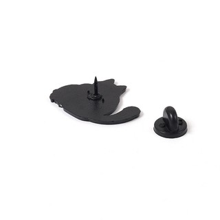 3-5 Cái / bộ Mèo Kim Loại Pin Hoạt Hình Dễ Thương Động Vật Men Trâm Cá Tính Mèo Đen Ba Lô Phụ Kiện Quà Tặng Cho Bạn Bè